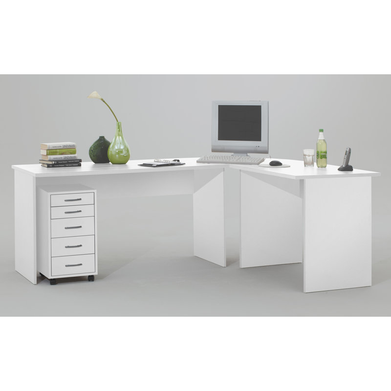 33.2 cm W 5 -Drawer Filing Cabinet, White