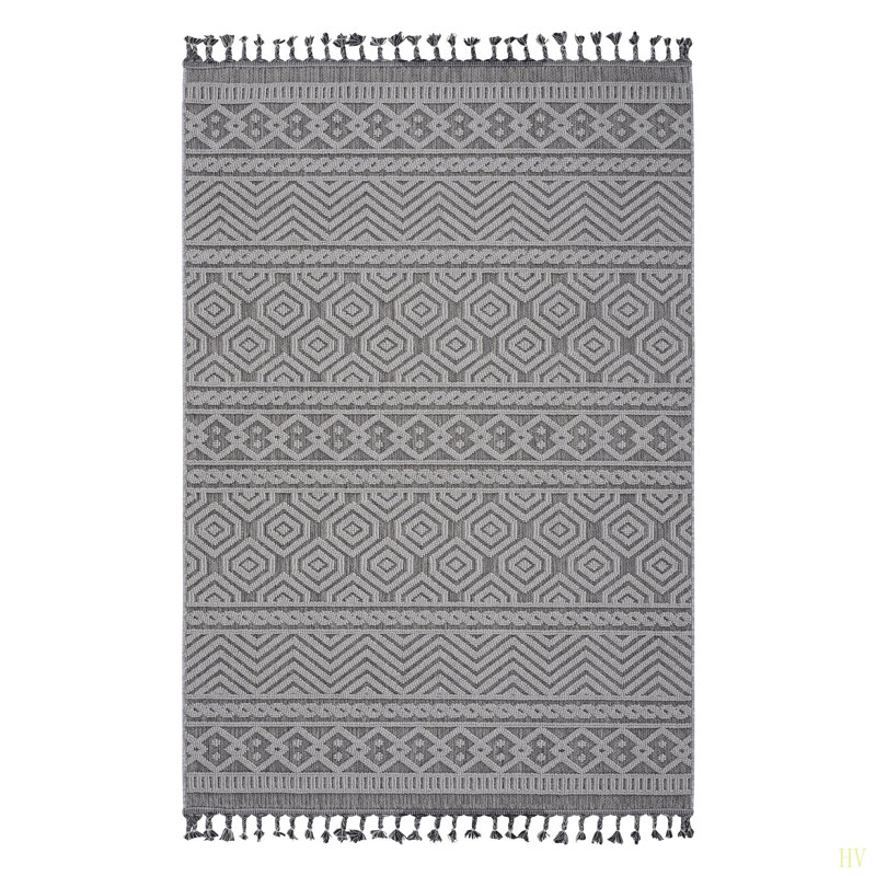 Collection 4X6 Geometric Indoor/Outdoor Area Rug, Rectangle 4' x 6'2"