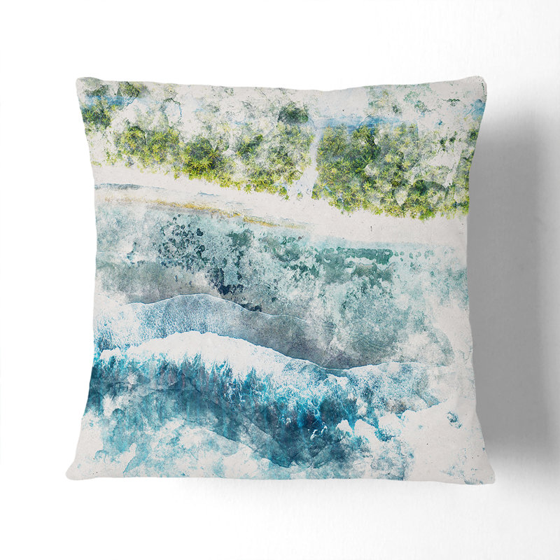 Square Throw Cushion, 55cm H x 55cm W x 20cm D