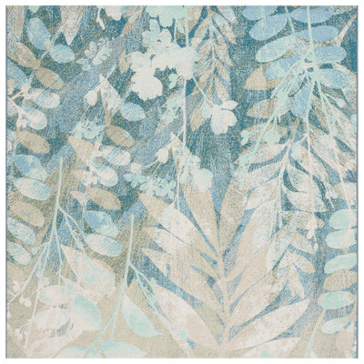 Aquia Floral Indoor/Outdoor Area Rug
