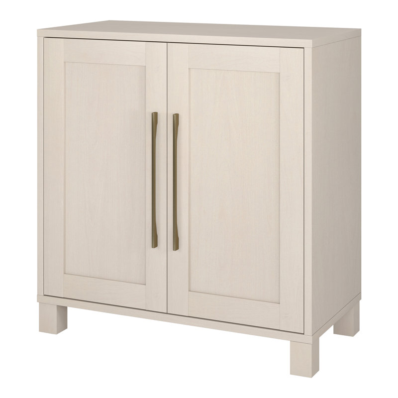 Oridatown 2 - Door Rectangle Accent Cabinet, Alder White