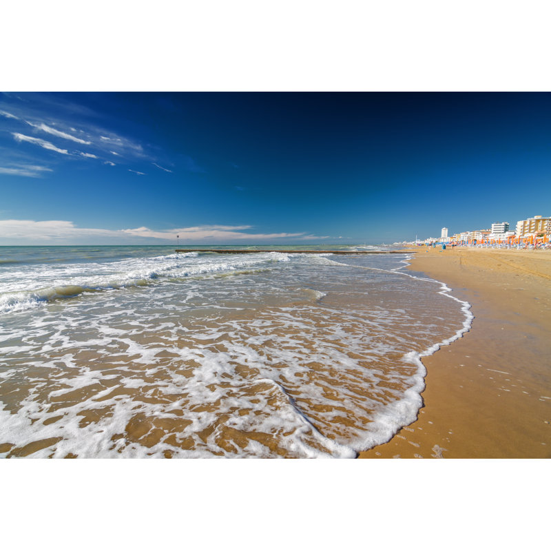 Lido Di Jesolo by Neonyn - Wrapped Canvas Print, 61cm H x 91cm W x 3.8cm D