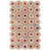 Doleman Hand Woven 70 Jute 30 Recycled Denim Fabric( Denim) Geometric Rug in Red/Natural