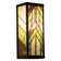 Bruckner Bronze 1 - Bulb 16.25"H Stained Glass Outdoor Wall Lantern