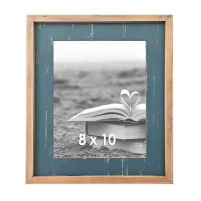 Cadre photo mural en bois 19 po