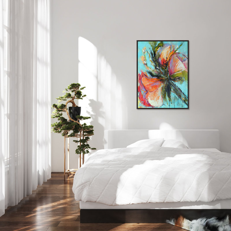 Happy Painting by Kim Gibbs, 33.75" H x 25.75" W, Image Brush Gel
