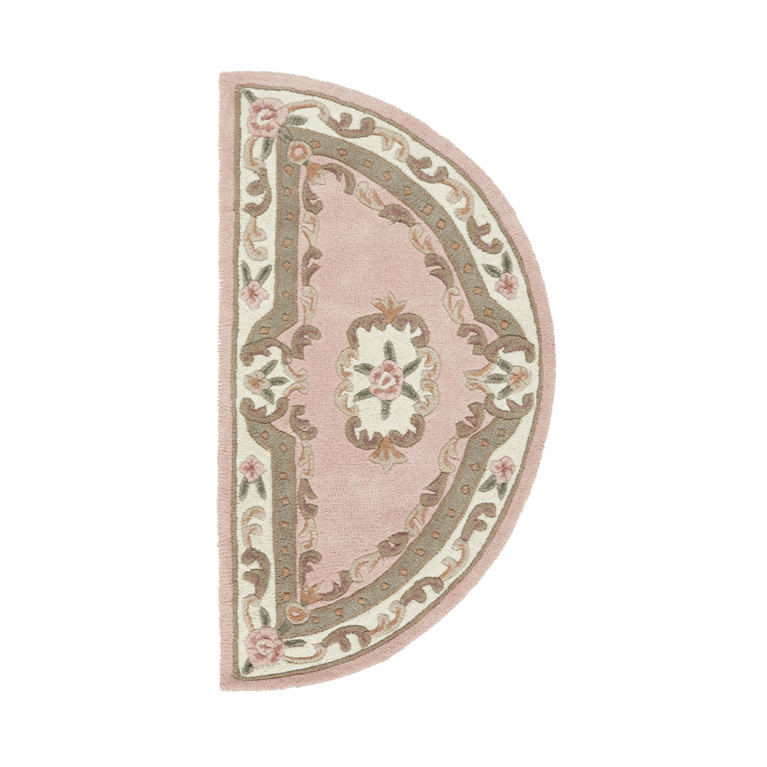 Comfort Oriental Wool Hand Woven Pink