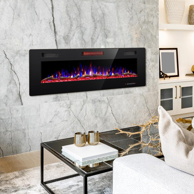 Recessed and Wall Mounted The Thinnest Fireplace