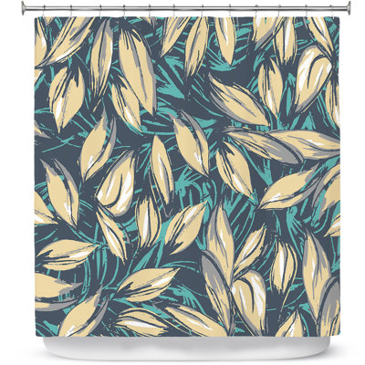 Rideau de douche simple leaf layers Pembrey