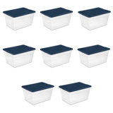 Sterilite Stackable 56 Quart Storage Tote