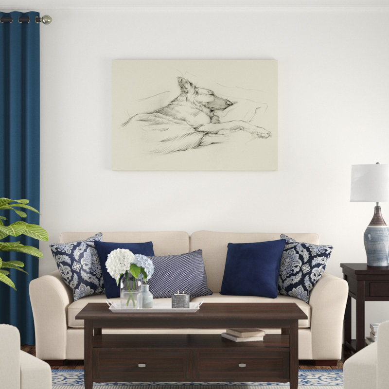Dog Days IV 1 Piece Wall Art, 81cm H x 122cm W, Wrapped Canvas