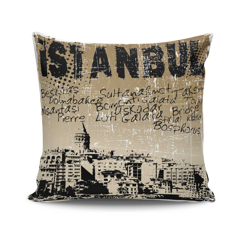Housse de coussin en polyester Mcburney