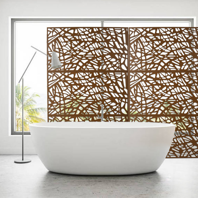 Écran d'intimité pour l'extérieur et l'intérieur, Brun