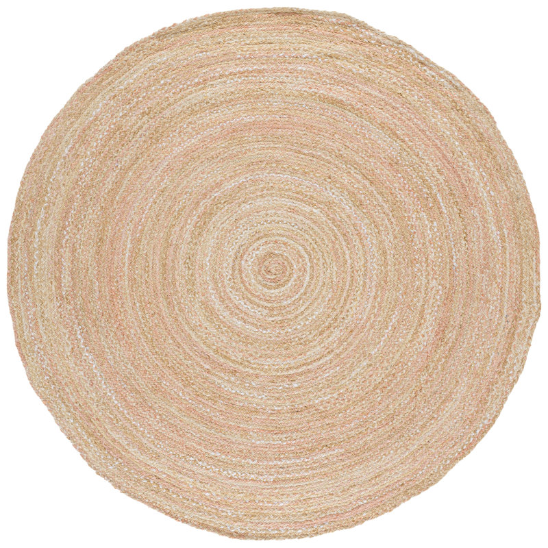 Casen Hand Woven Cotton Rug, Round 8'