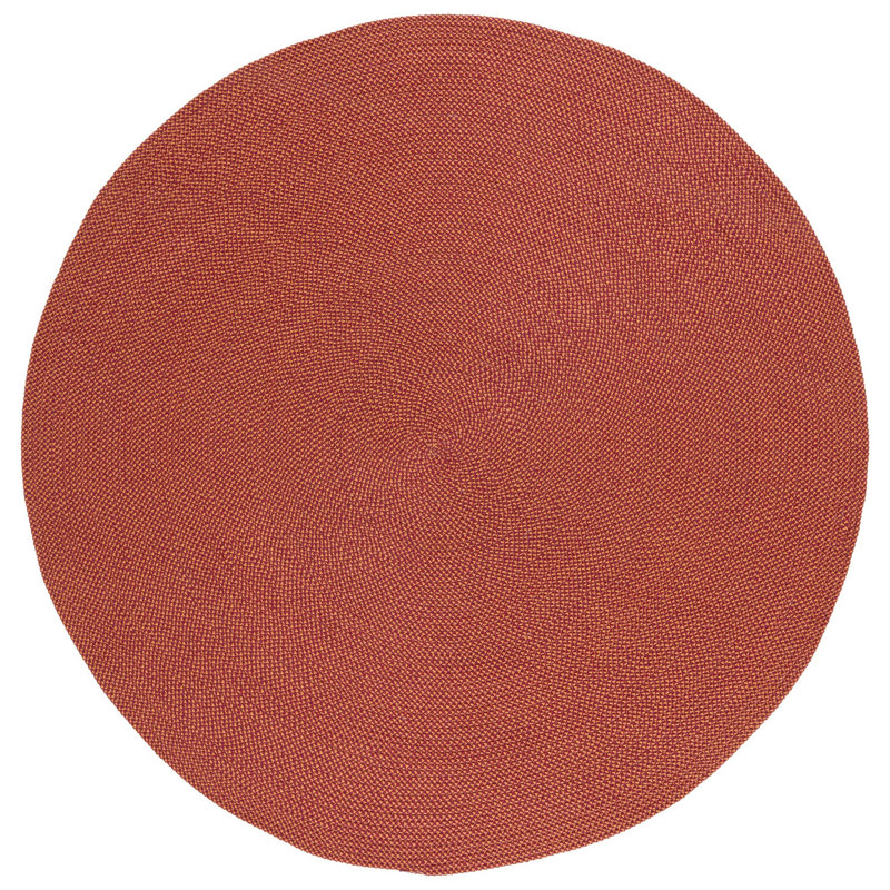 Braided Hand Woven Performance Rug, Round 6'