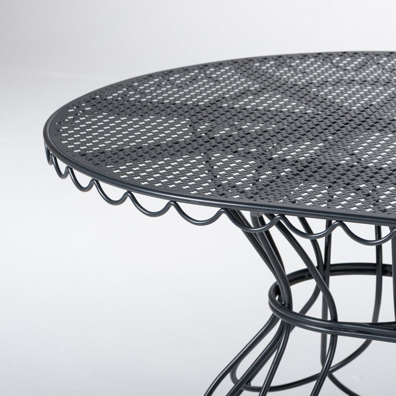 Outdoor Dining Table, Black