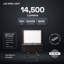 Éclairage de zone - 100 W - 1 400 lumens - 4 000 K - Monture de culasse - Bronze