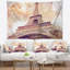 Tapisserie de conception de carte postale cityscape eiffel tour paris-28499152