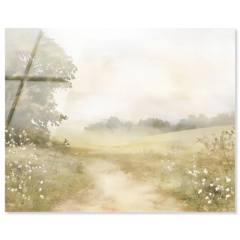 «English Escape», reproduction d'art acrylique par Art Remedy, H 30 po x l 36 po
