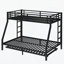 Lit en métal avec lit gigogne-315467735