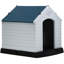 Niche pour chien en plastique bleu / blanc Straus-1692903845