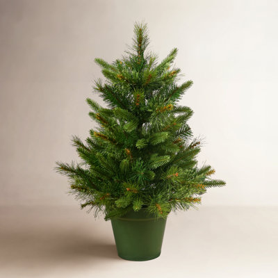 Cashmere Pine 2' Artificial Pine Christmas Tree
