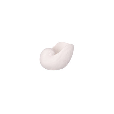 Polyresin Seashell Planter Matte White