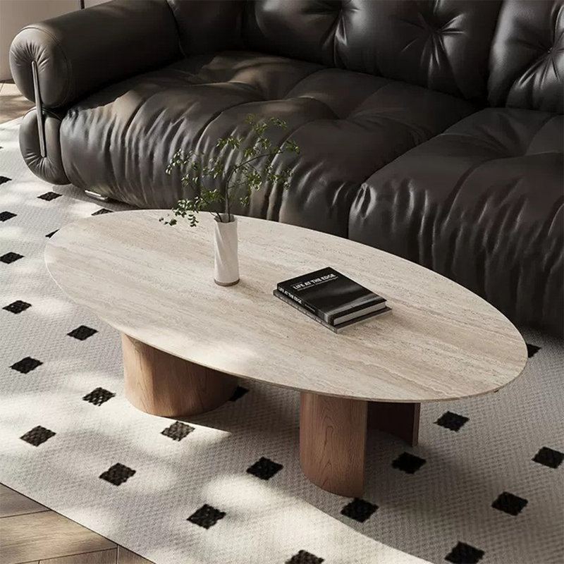 Table basse Nordic, H 15,7 po x l 47,2 po x P 23,6 po