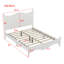 Platform Bed with Retro Headboard-1752059912