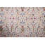 Tapis turc traditionnel floral ivoire 5 x 8