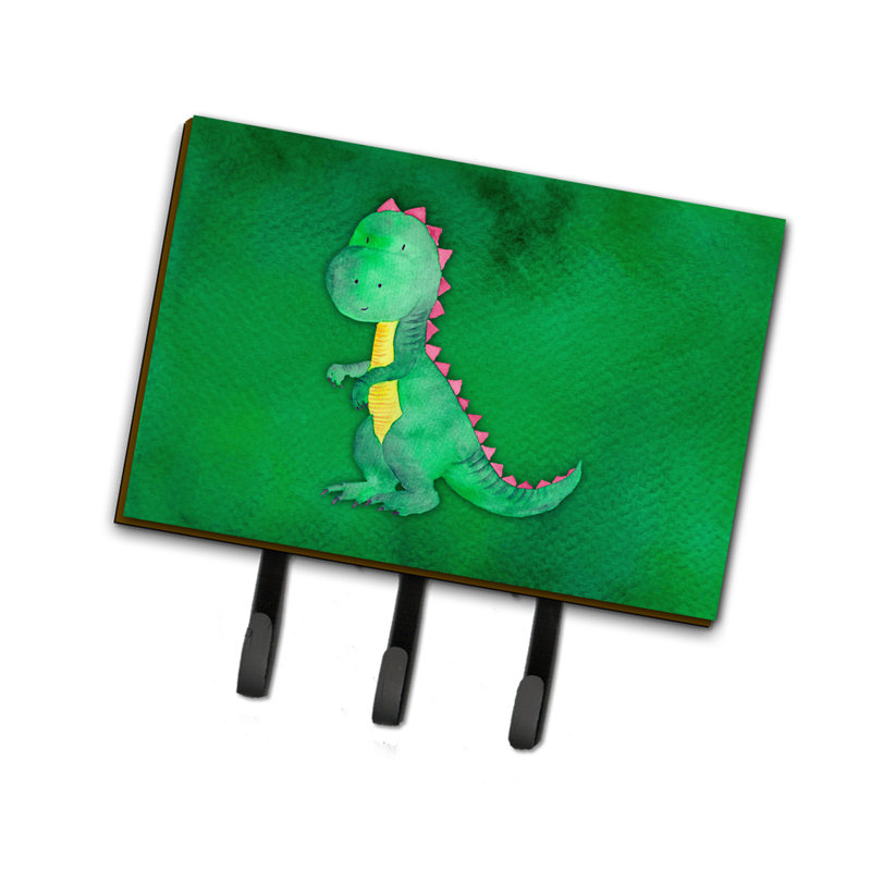 Garde-tyrannosaure ou porte-clé en aquarelle rex
