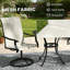 Ensemble de 2 chaises d'extérieur, chaises pivotantes-954948066
