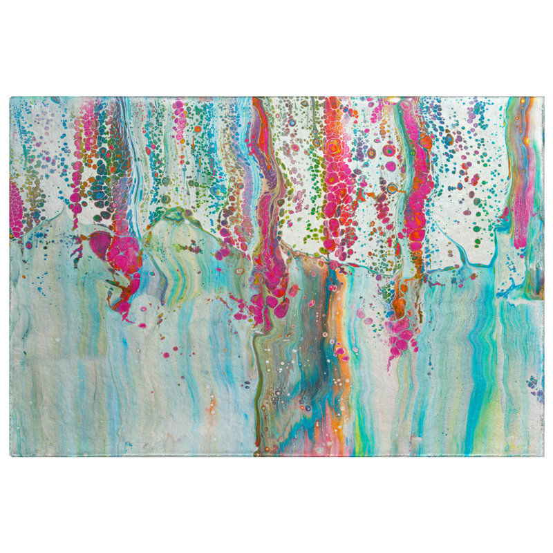 Premium Machine Washable Dream Shag Abstract Rug, 1'8" x 2'6"