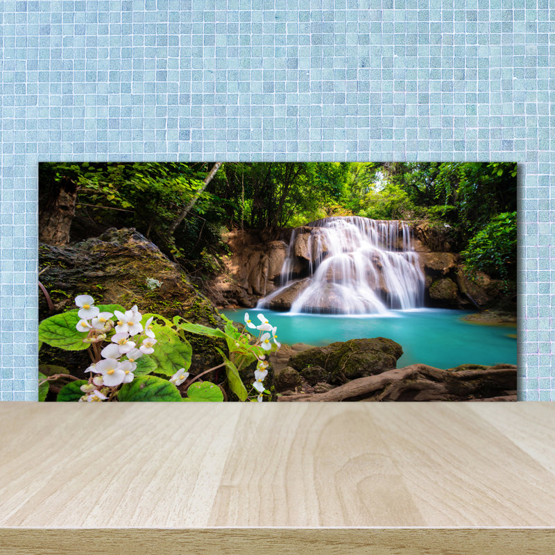 Francisque 50cm W x 100cm L Glass Peel and Stick Panel