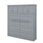 Lit escamotable mural avec armoires supérieures Murphy-2146000059-2146000060