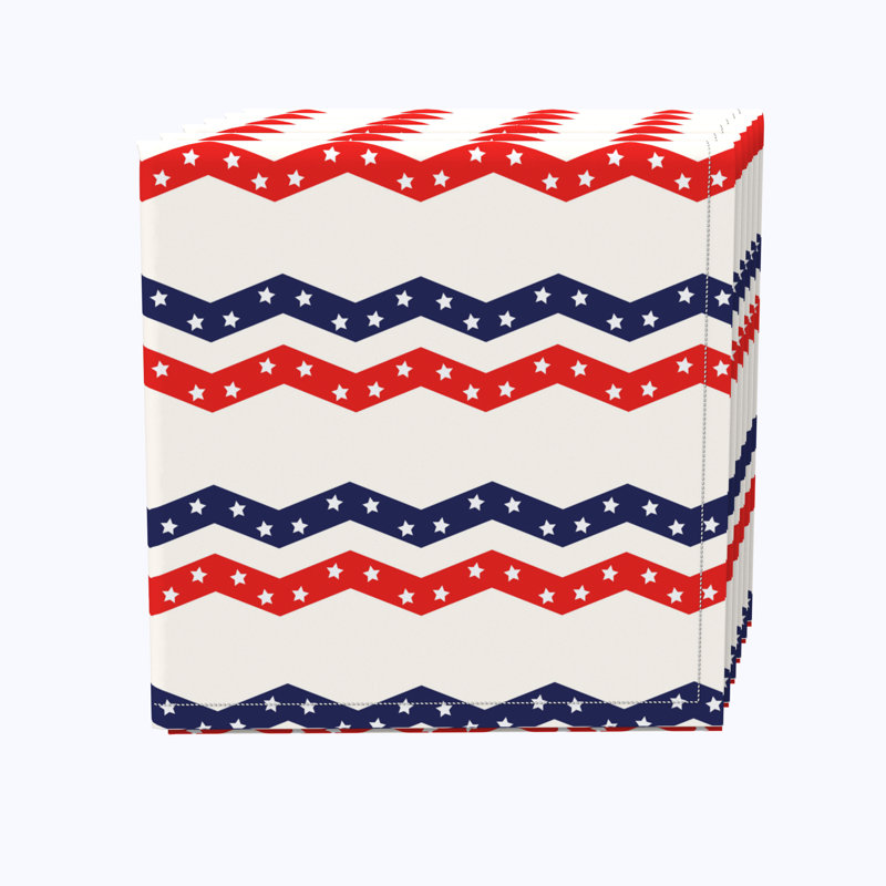 100% Cotton Striped Square Napkin