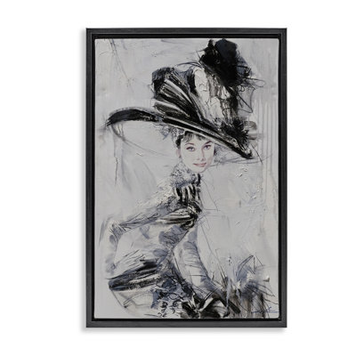 Cadre flottant abstrait et sophistiqué Audrey, design par Lucille Lee