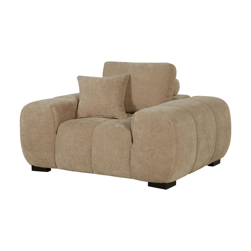Fauteuil d'appoint l 55,15 po, Chameau