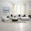 Fauteuil Manilla, lin blanc ivoire