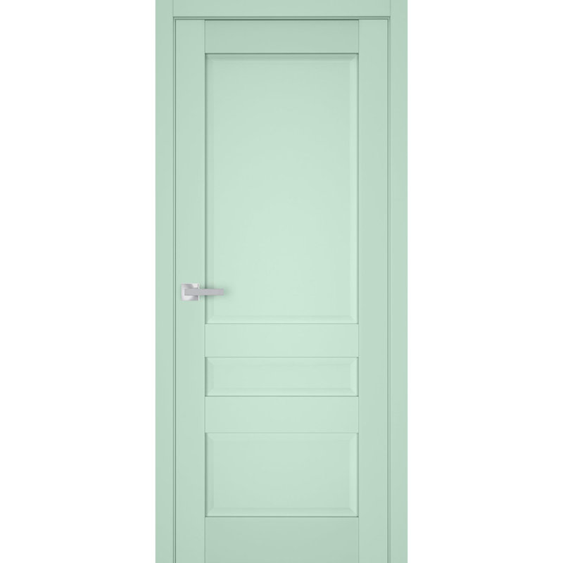Intérieur avec porte française pré-suspendue | Veregio 7411 | Poignée simple à panneau régulier | Portes de salle de bain robustes