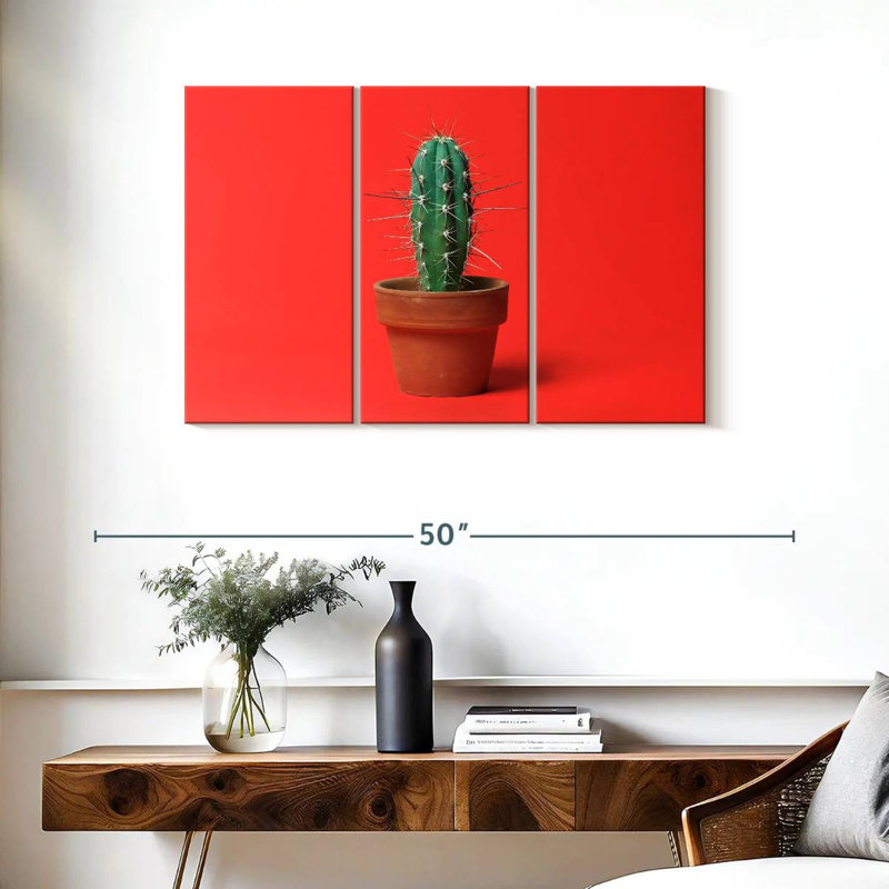 Cactus en pot Harnek, H 48 po x l 74 po