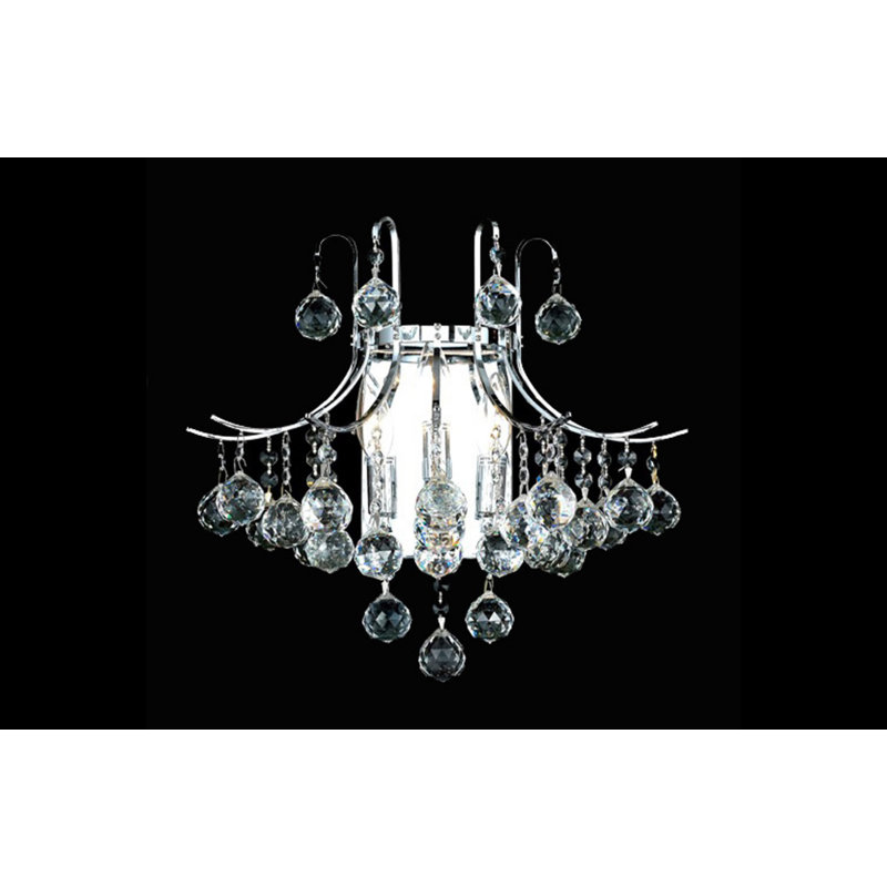 Plafonnier encastré 2 lumières Warlick, Chrome