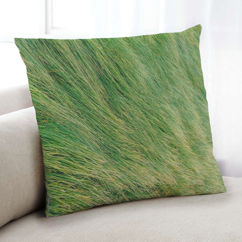 Coussin Plants Grass 7, Microsuède