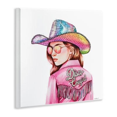 Plaque murale rose, disco, par Amanda Greenwood