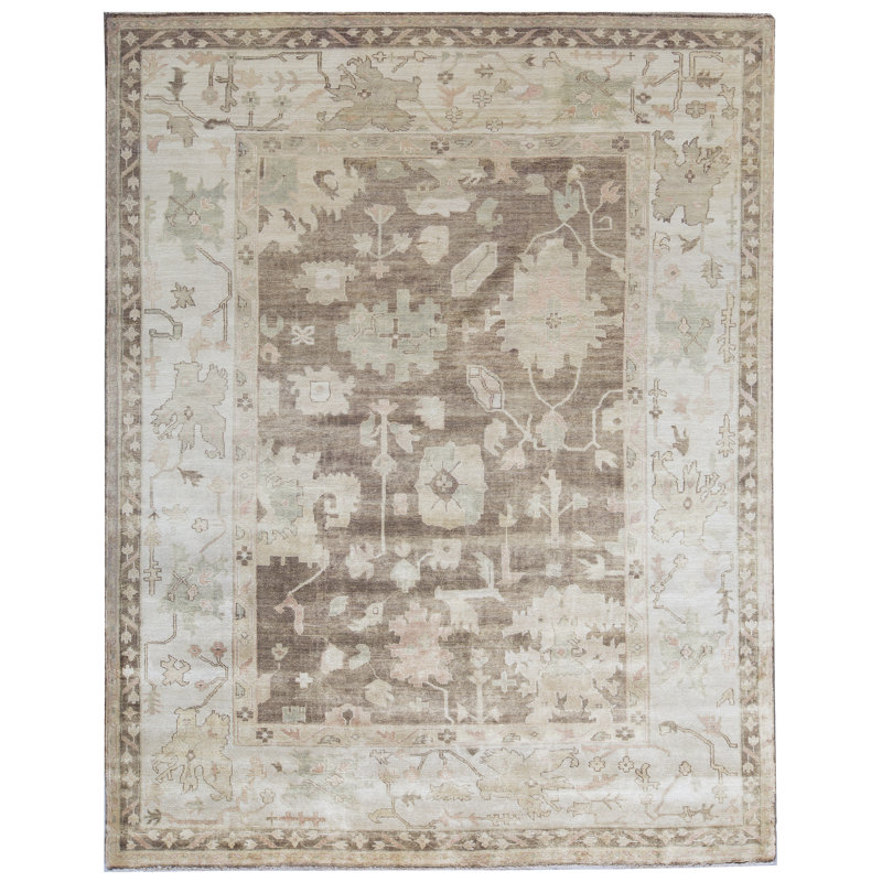 Wool Oriental Area Rug, Rectangle 8'3" x 9'10"