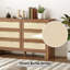 Commode à tiroirs en bois Burlap Design