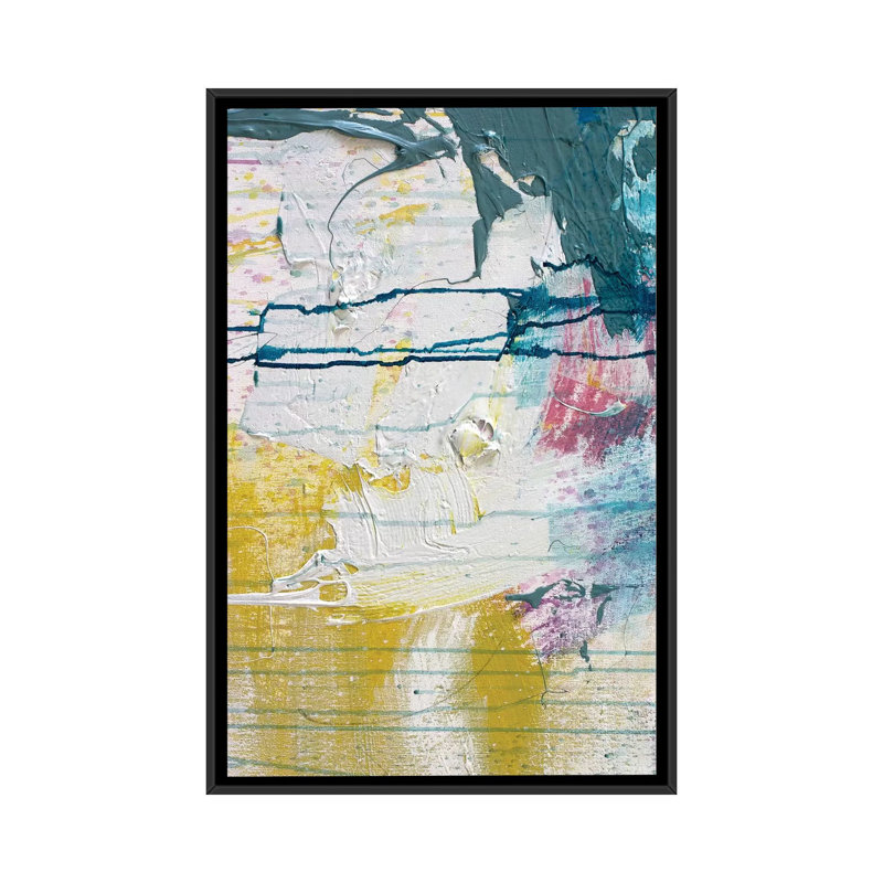 «Close», art mural sur toile tendue, H 26 po x l 18 po x P 1,5 po, Toile avec cadre noir, Pas de tapis
