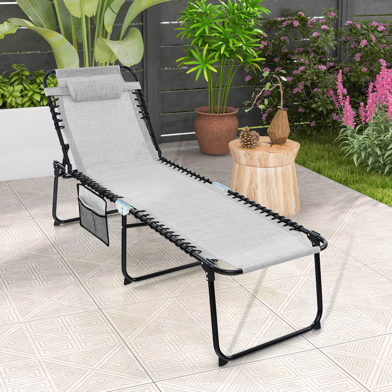 Arlmont & Co. Avalynn Outdoor Metal Chaise Lounge | Wayfair