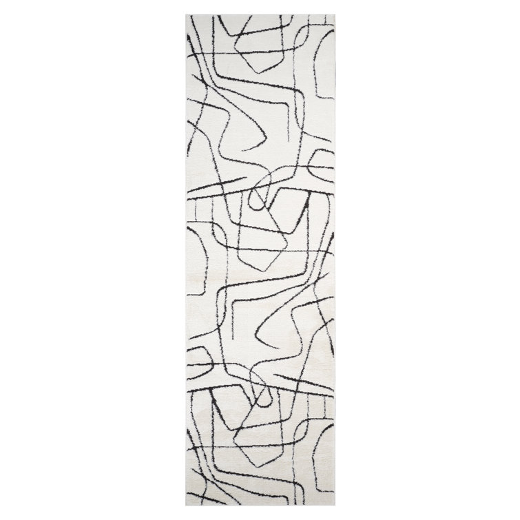 Cherle Moraccan Ivory Power-Loom Area Rug