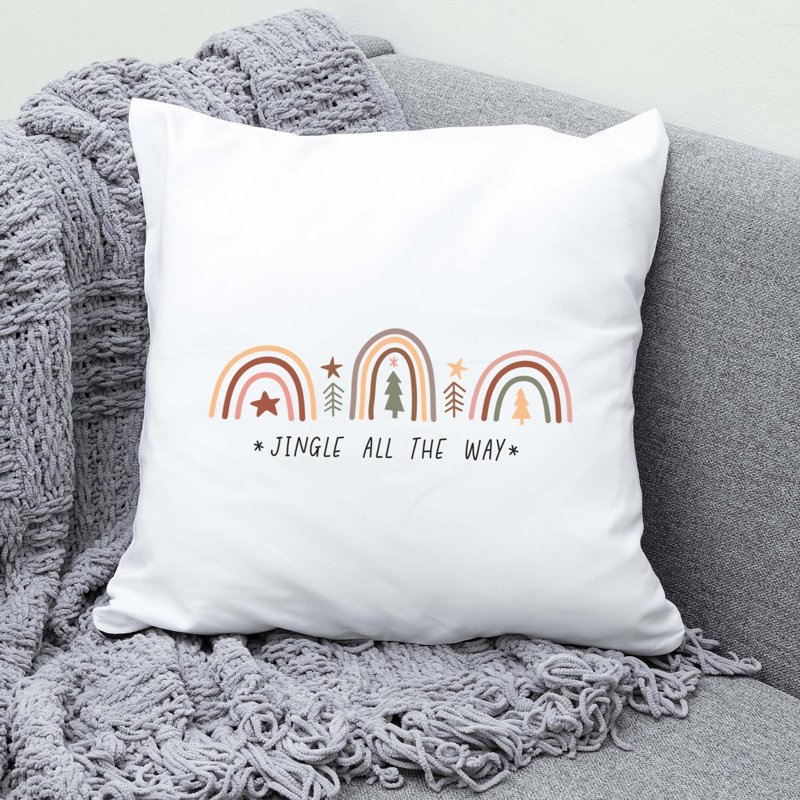 BohoChristmas-11 Reversible Throw Pillow, 18" x 18"